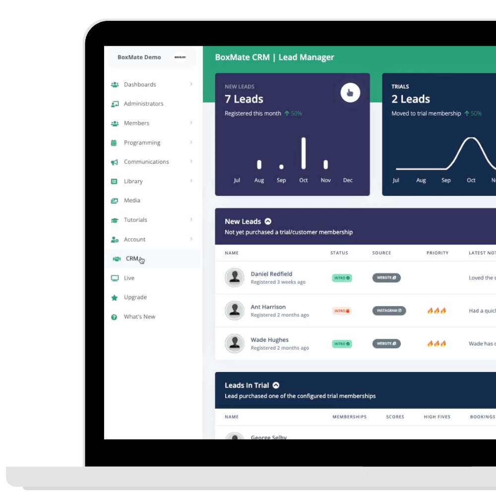 Customer Relationship Management with BoxMate