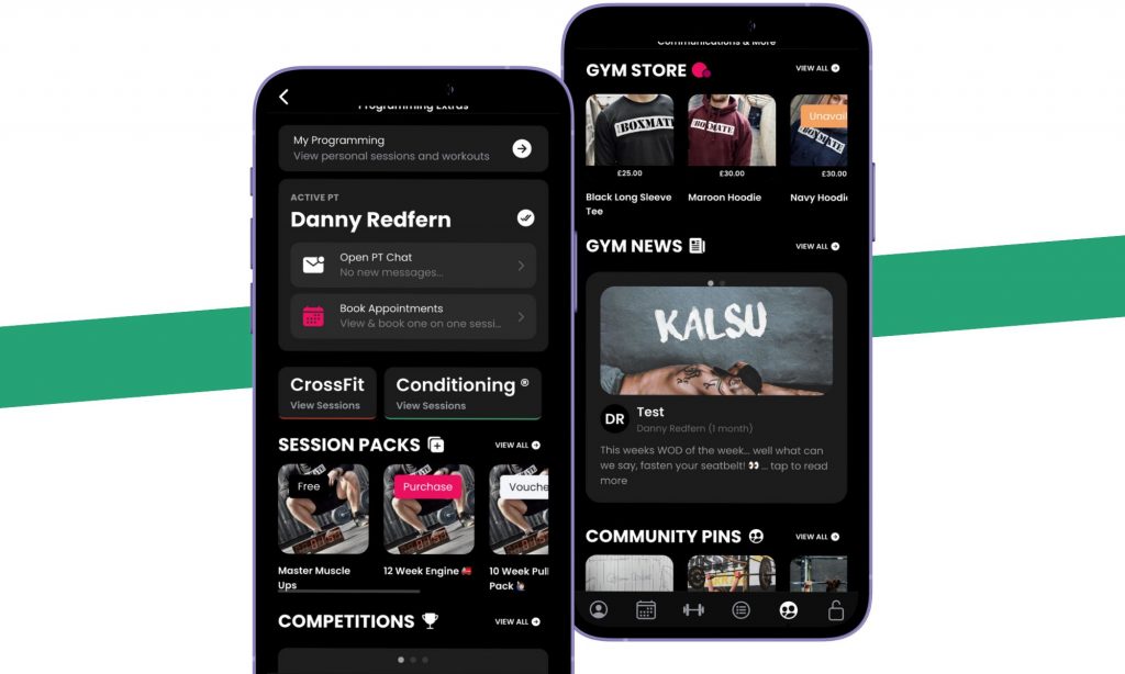 Community and Programming pages